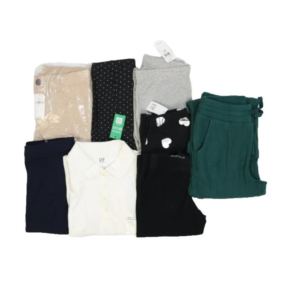 Gap Bulk Lot Of 8 Girls Size Small 6/7 Mixed Season Tops Bottoms Leggings